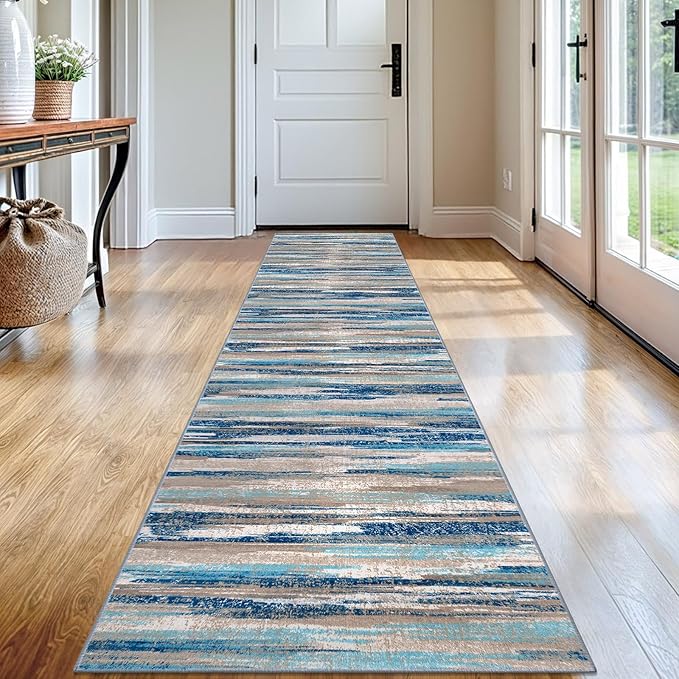 Modern Abstract Runner Rug 2x12 by lansny