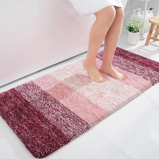 OLANLY Bathroom Runner Rugs 47x24, Extra Soft Absorbent Microfiber Bath Rugs by OLANLY