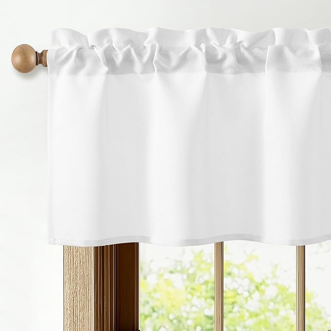 JIUZHEN Faux Linen Window Valance - Image 2