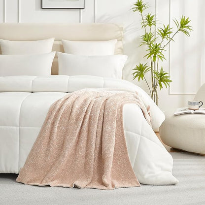 Snuggle Sac Beige Throw Blanket - Image 5