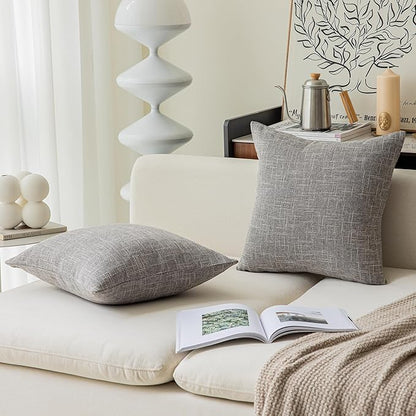 Kevin Textile 2 Packs Decorative Square Pillows Cover Outdoor Throw Pillows - Image 5
