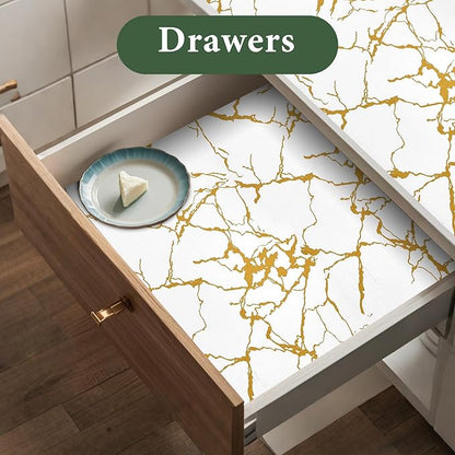 Drawer and Shelf Liner for Kitchen Cabinet Non Slip Waterproof Shelf Paper 12 - Image 3
