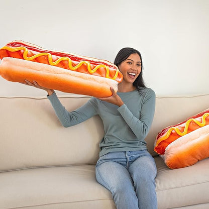 30" 3D Supreme Hot Dog Throw Pillow - Image 4