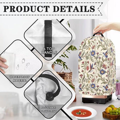 Hummingbird Floral Blender Dust Cover - Image 4