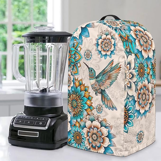 Bohe Flower Birds Blender Dust Covers by Annejudy