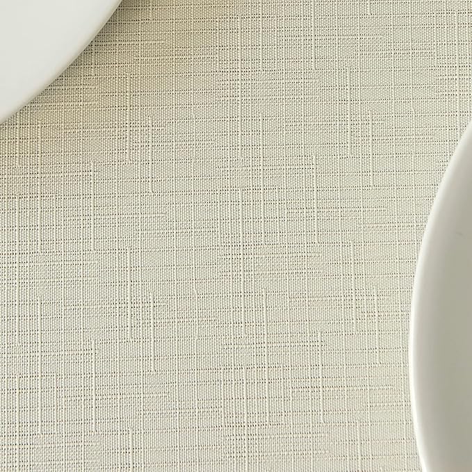 maxmill Slubby Texture Tablecloth Water Resistance Antiwrinkle Spillproof Soft - Image 9