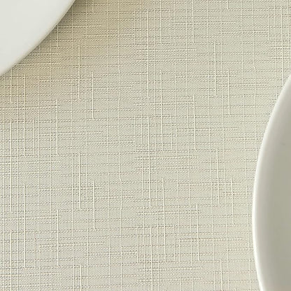 maxmill Square Tablecloth Slubby Texture Stain Resistant Waterproof Wrinkle - Image 9
