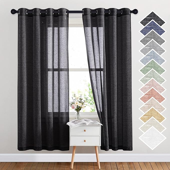 NICETOWN Semitransparent Sheer Curtains by NICETOWN