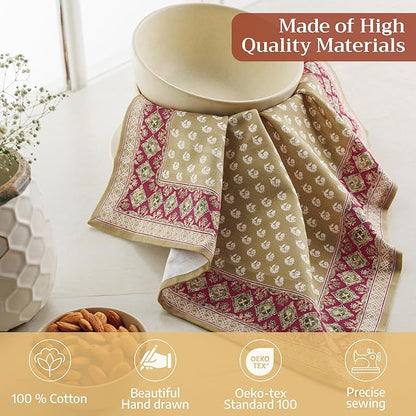 Maison d' Hermine Cloth Napkins Set of 4 100% Cotton Soft & Durable Everyday - Image 3