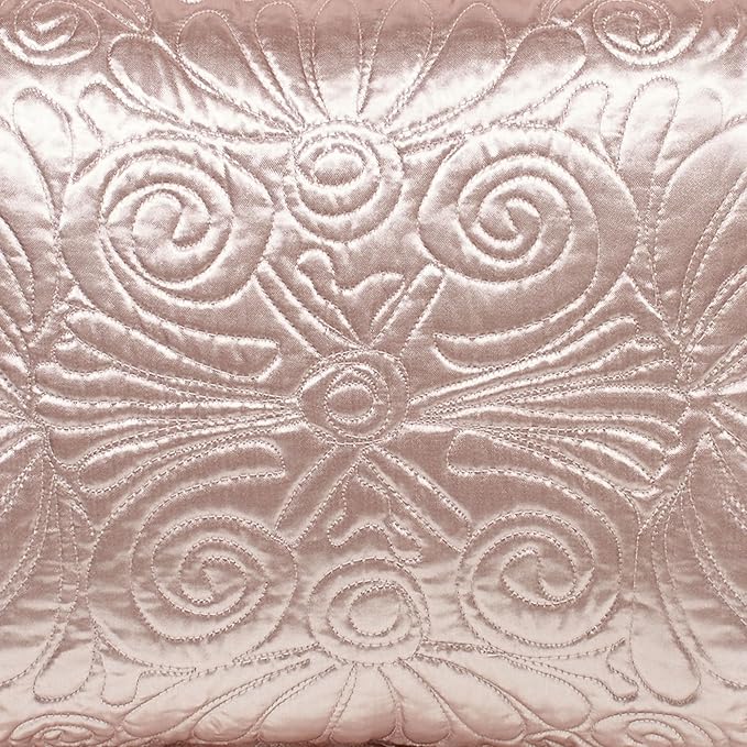 Touch of Class Portia Luxury Bedding | Posh Rose Quartz | Premier Quilted - Image 5