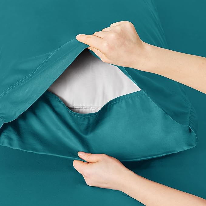 Bedsure Cooling Sheets Twin XL, Rayon Derived from Bamboo, Breathable & Soft - Image 5