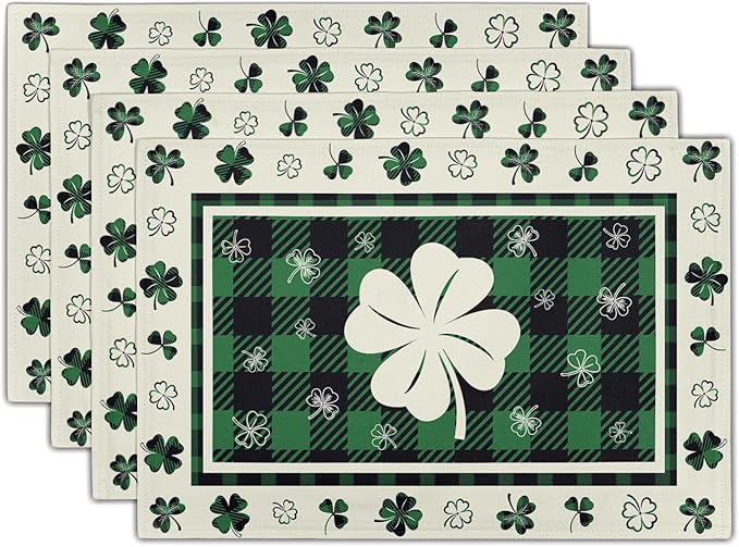 Giwawa Lucky Clover Placemats Set of 4 by Giwawa