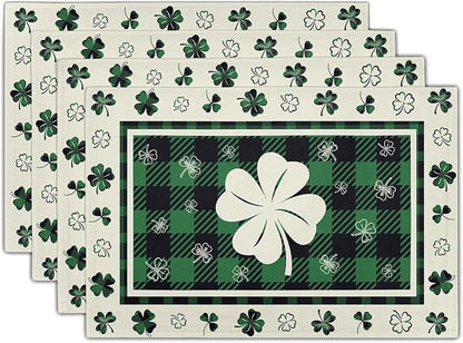 Giwawa Lucky Clover Placemats Set of 4 by Giwawa