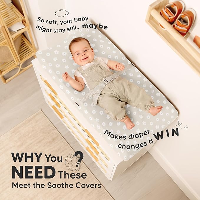 2-Pack Organic Changing Pad Covers - Image 2