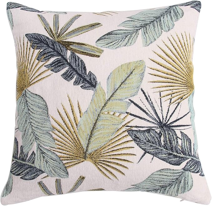 Yeiotsy Pillow Case, Decorative Tropical Leaf Throw Pillow Cover Heavy Fabric by Yeiotsy