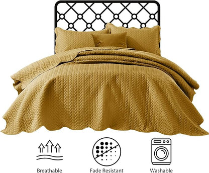 IR Imperial Rooms 8 Pack California King Quilt Bedding Set - Image 9