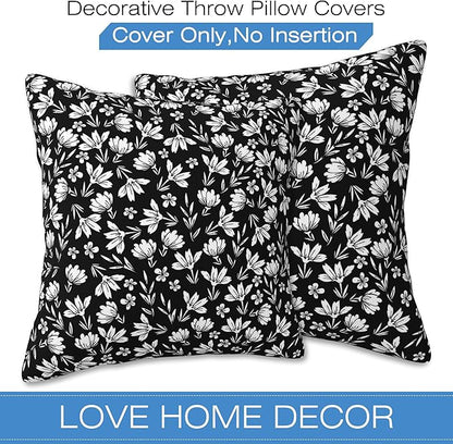 Throw Pillow Cover Case Foggy Forest Pillow Covers 16x16 Inch Set of 2 Soft - Image 3