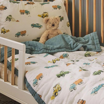 Little Unicorn Toddler Bedding 3-Piece Set | Super Soft & Breathable Muslin - Image 9