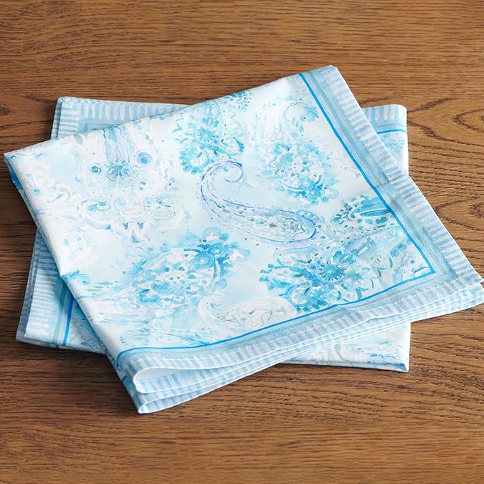 Maison d' Hermine Napkin 100% Combed Cotton Premium 20"x20" Decorative Washable - Image 4
