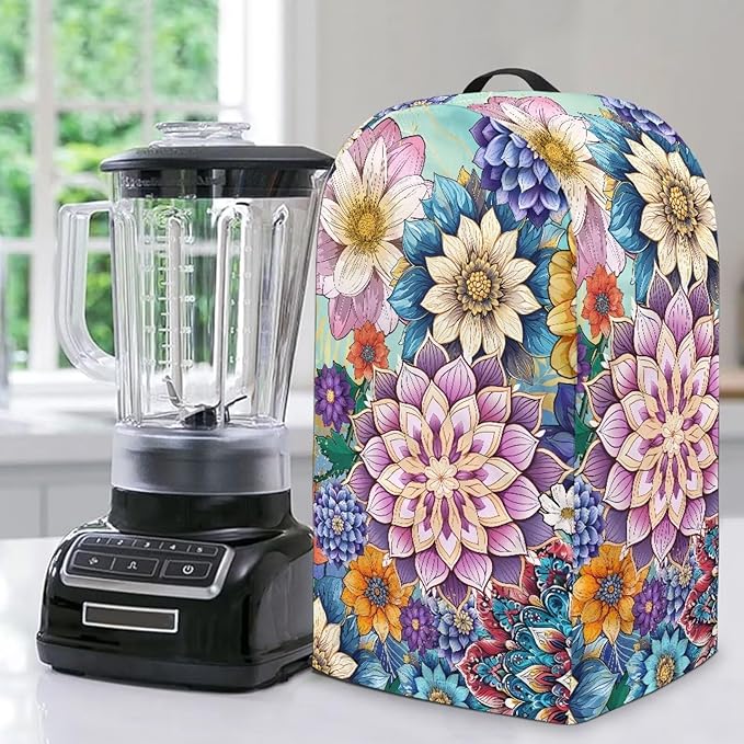 Bohe Flower Print Blender Covers by Annejudy