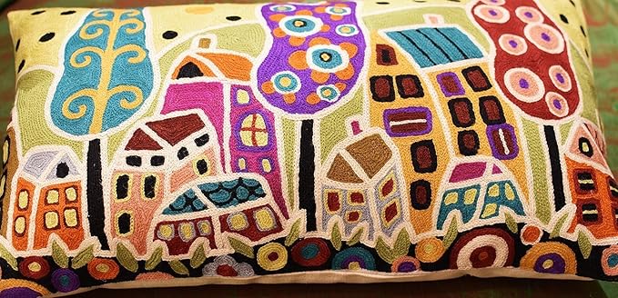 Yellow Plant Floral Pillow Cover Karla Gerard Tree Flower Pillowcase Floral - Image 4
