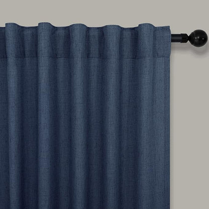 Pitalk Navy Curtains 54 Inch Length - Image 2