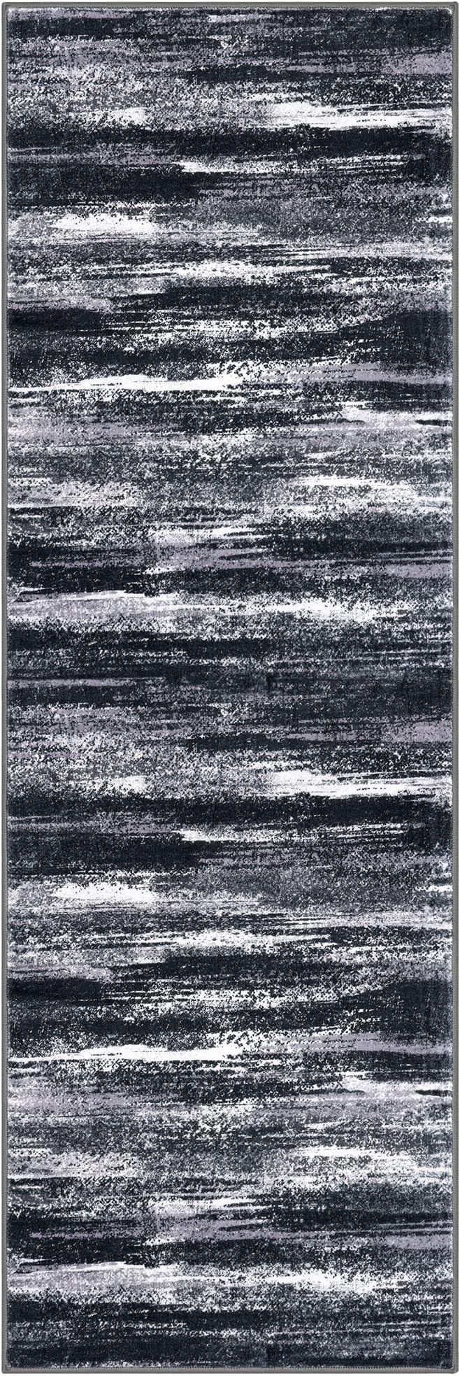 Modern Abstract Runner Rug 2x6 - Image 9