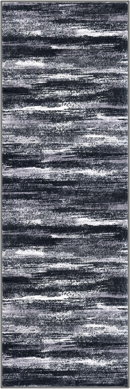Modern Abstract Runner Rug 2x6 - Image 9
