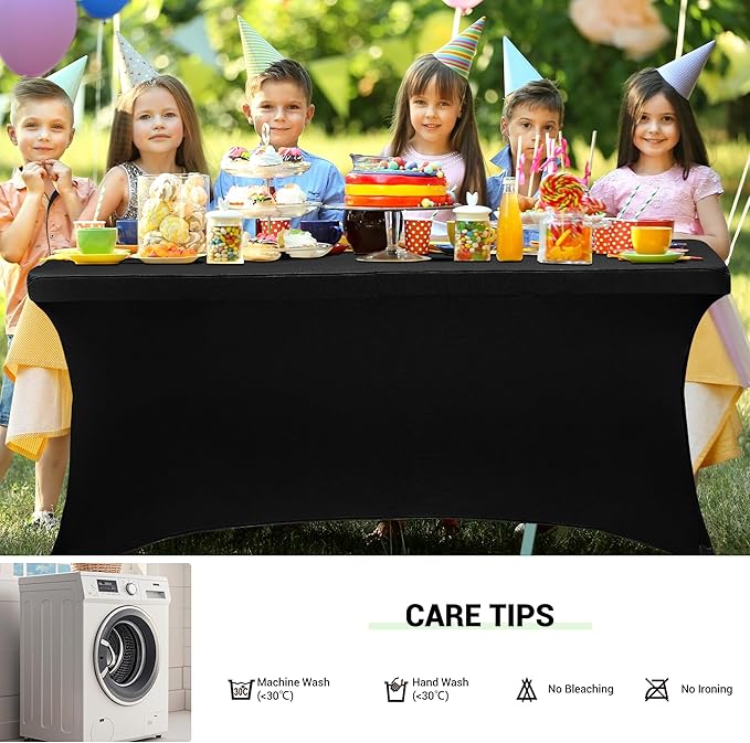 Obstal 8ft Stretch Spandex Table Cover - Image 8