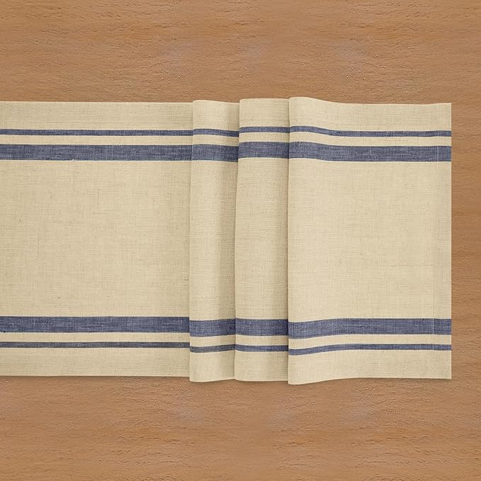 Solino Home Linen Table Runner 72 Inches Long - Image 9