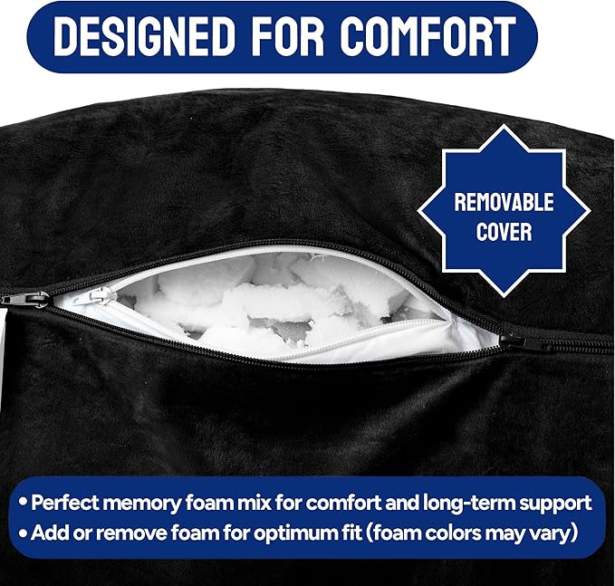 ComfortSpa Reading Pillow for Kids Teens Adult, Back Rest Pillow - Image 7
