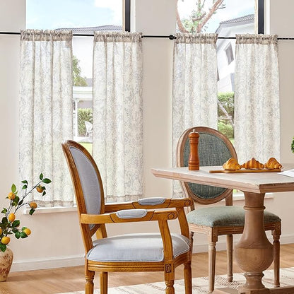 jinchan Floral Kitchen Curtains - Image 3
