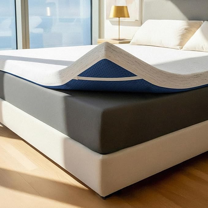 ViscoSoft 3 Inch Memory Foam Mattress Topper Queen by ViscoSoft