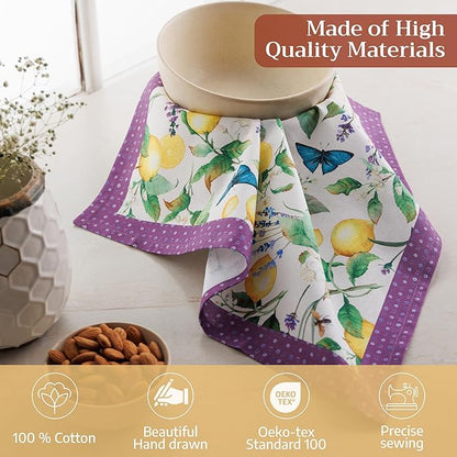Maison d' Hermine Cloth Napkins Set of 4 100% Cotton Soft & Durable Everyday - Image 3