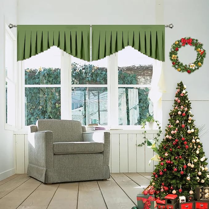 Green Valances for Windows by OYRING