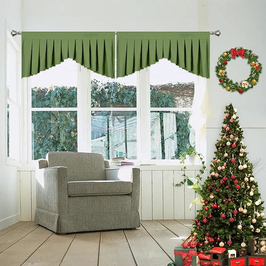Green Valances for Windows by OYRING