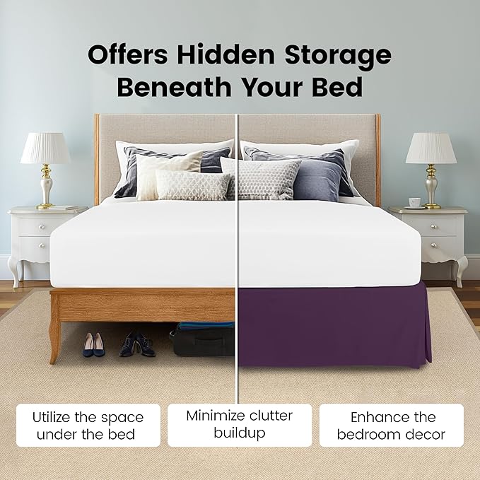 Utopia Bedding Full Bed Skirt - Image 3