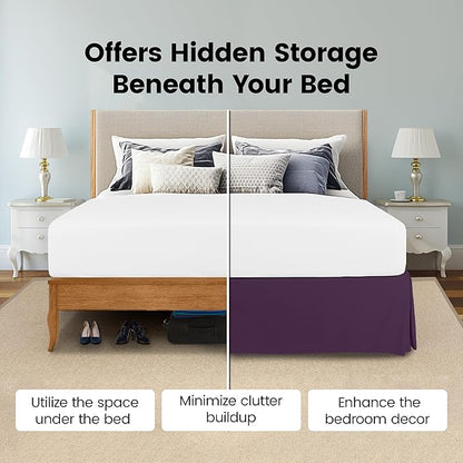 Utopia Bedding Queen Bed Skirt - Image 3
