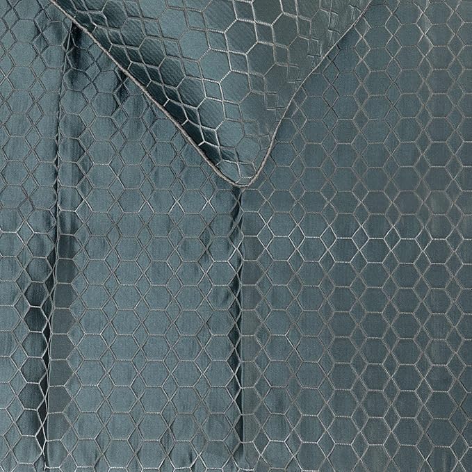 The HomeCentric King Queen Twin Blue Handmade Twin 53"x18" Bed Runner - Image 4