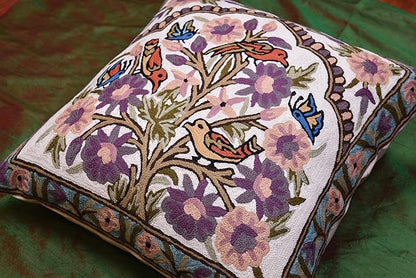 Tree of Life Pillow Cover Lavender Floral Pillowcase Botanical Flower Pillows - Image 5