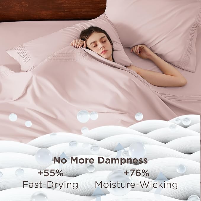 Bedsure Deep Pocket Queen Sheets Set - Image 3