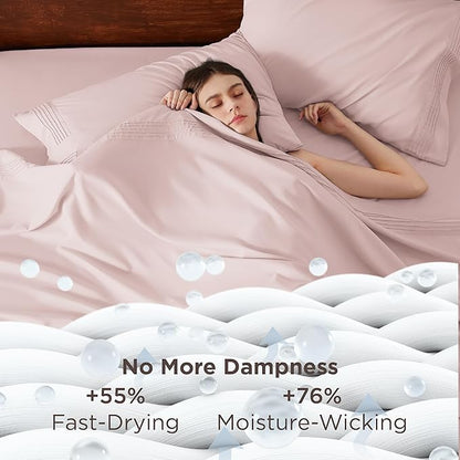 Bedsure Deep Pocket Twin Sheets Set - Image 3