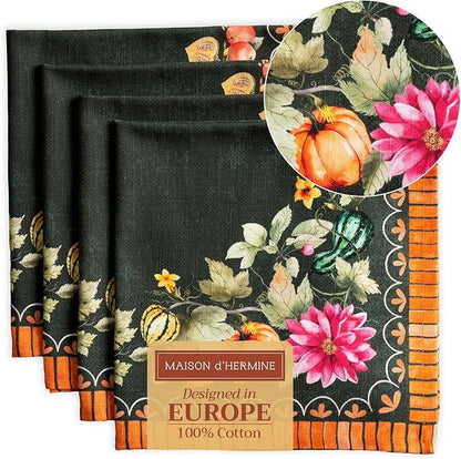Maison d' Hermine Cloth Napkins Set of 4 100% Cotton by MaisondHermine