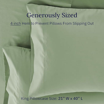 California Design Den Hotel Quality King Pillowcases Set of 2 - Image 4