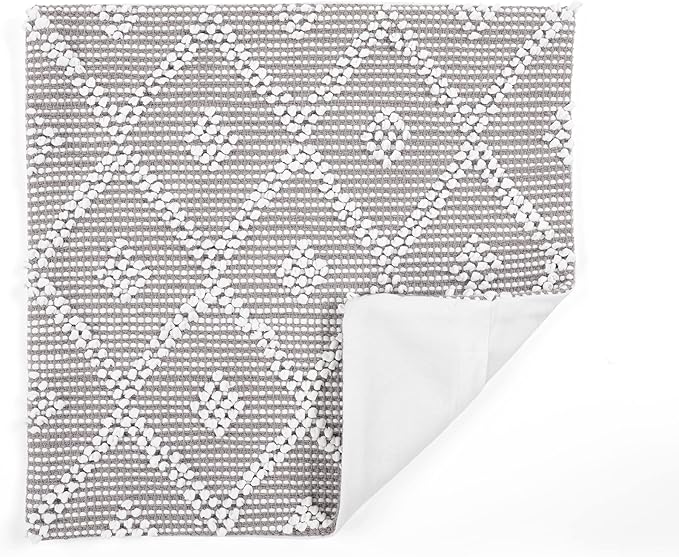 Lush Decor Adelyn Decorative Throw Pillow Cover, Light Gray - Image 2