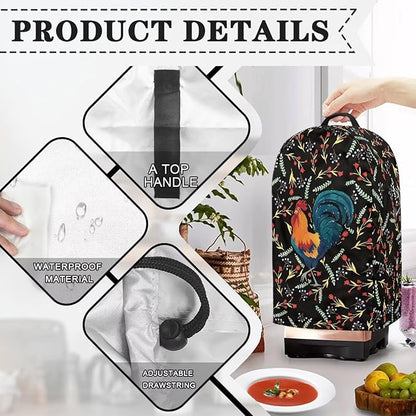 Chicken Pattern Blender Dust Cover Stand Mixer or Coffee Maker Appliance Cover - Image 5