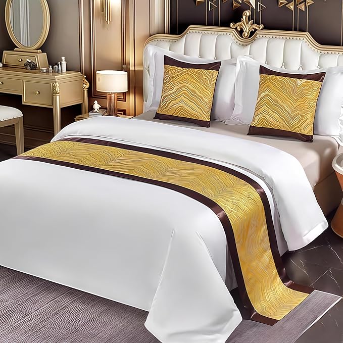 Bed Runner for Guest Room，Luxury Bed Runner，Wedding Bed Runner，Embroidered Bed by Unknown