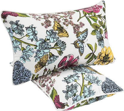 Water Resistant Outdoor Lumbar Pillows by FUNHOME