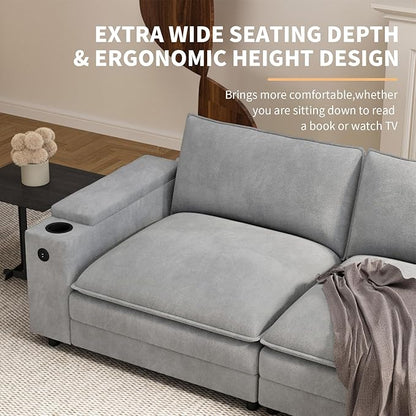 81.5" Loveseat Cloud Sofa Couch - Image 6