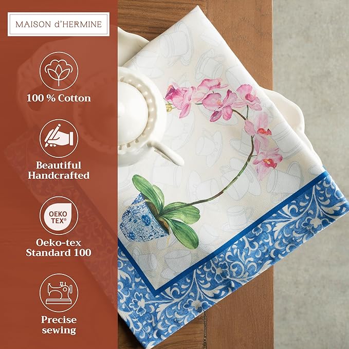 Maison d' Hermine Cloth Napkins Set of 4 100% Cotton Everyday Reusable Square - Image 2